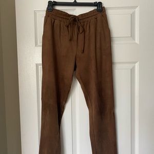 VICI Collection Suede Jogger Pant